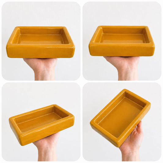 Terra Model Taş Mama Kabı (18cm*10,5cm*4.5cm)