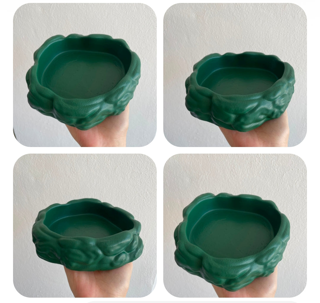 Eko Form Model Taş Mama Kabı (16cm*16cm*5.5cm)