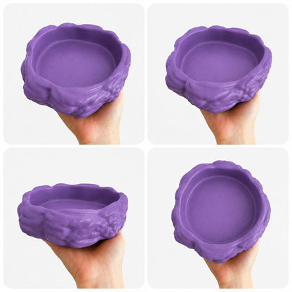Eko Form Model Taş Mama Kabı (16cm*16cm*5.5cm)
