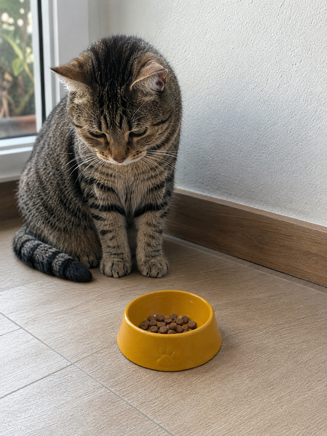 Pati Model Taş Mama Kabı (13 cm çap *4cm)