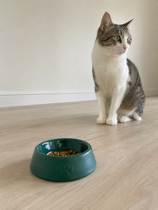 Pati Model Taş Mama Kabı (13 cm çap *4cm)